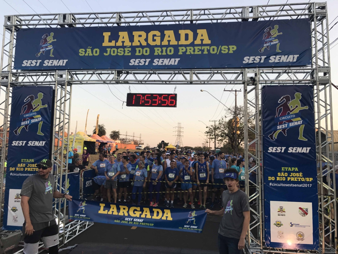 SEST/SENAT promove “Corrida e Caminhada – Etapa Rio Preto” no dia 01 de novembro