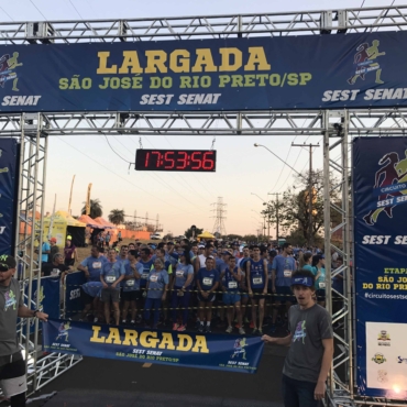 SEST/SENAT promove “Corrida e Caminhada – Etapa Rio Preto” no dia 01 de novembro