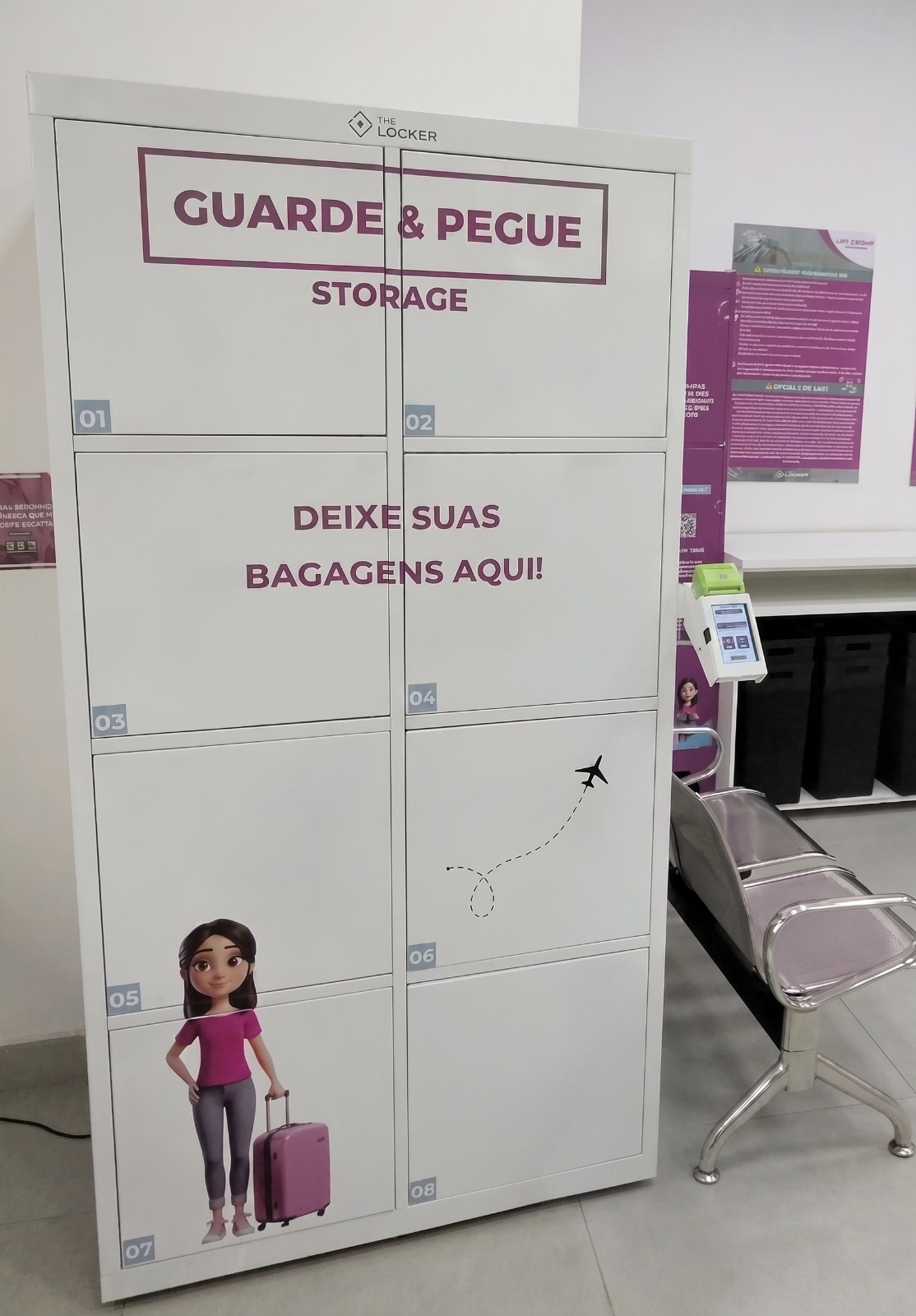 Lave & Pegue lança Guarde & Pegue, franquia de guarda-volumes inteligente com faturamento potencial de até R$ 7.200/mês por armário